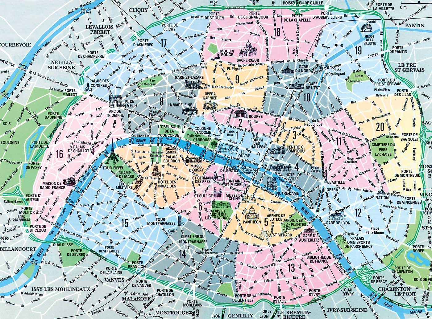 Paris Arrondissements Map Interactive Guide to Paris Paris Arrondissements Map Interactive Guide to Paris