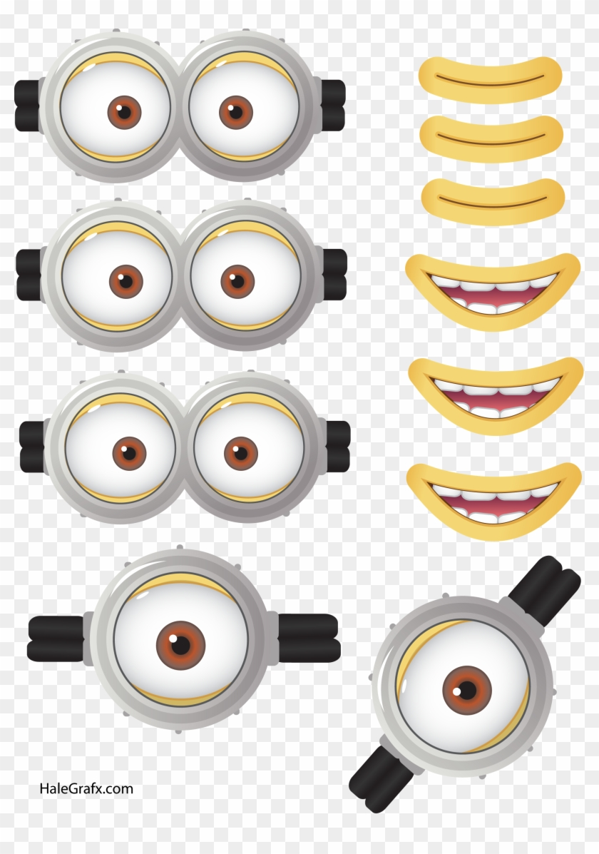 Partyummy Printable Minion Visage Jaune Faces Yellow - Minion Eyes
