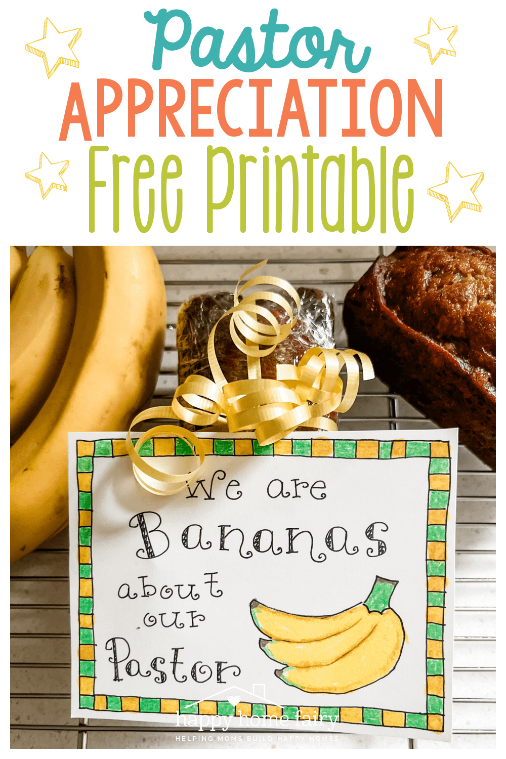 Pastor Appreciation Idea - FREE Printable! - Happy Home Fairy
