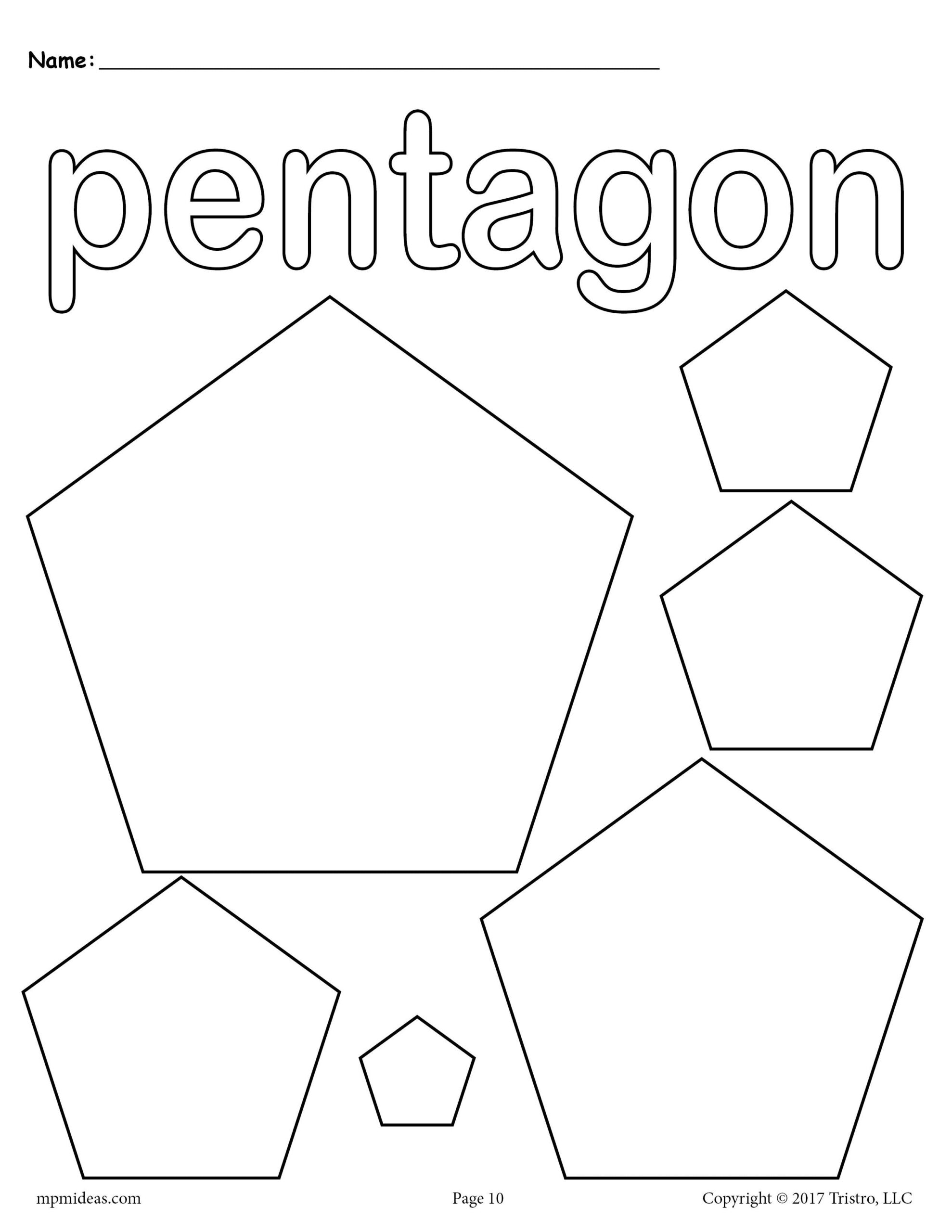 Pentagons Coloring Page - Pentagon Shape Worksheet – SupplyMe Pentagons Coloring Page - Pentagon Shape Worksheet – SupplyMe