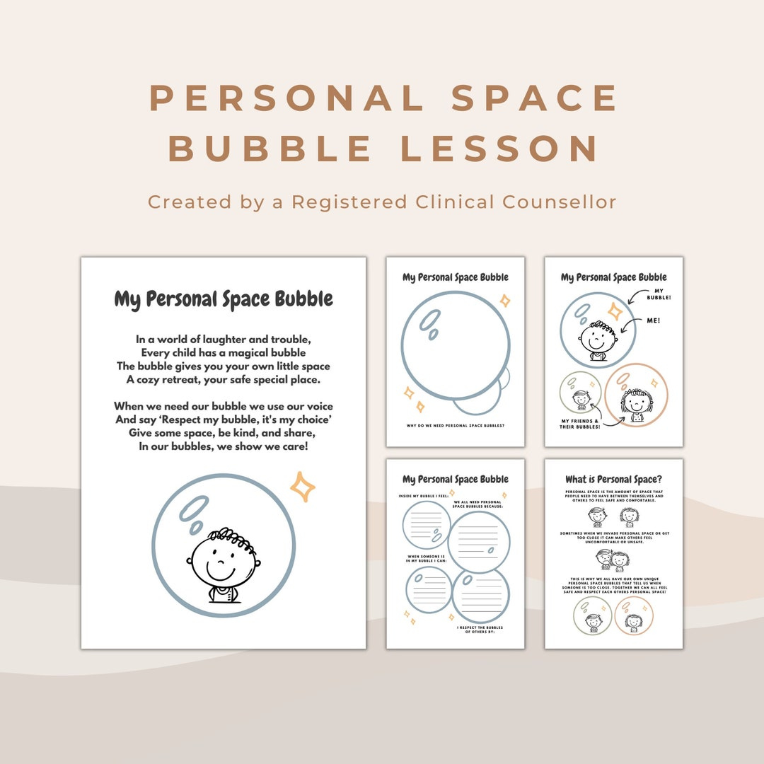 Personal Space Bubble Worksheets and Education for Teachers and Personal Space Bubble Worksheets and Education for Teachers and
