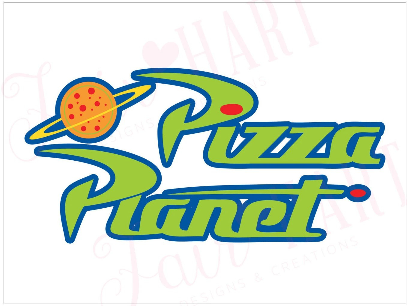 Pizza Planet Logo Printable - Printable Party Favors