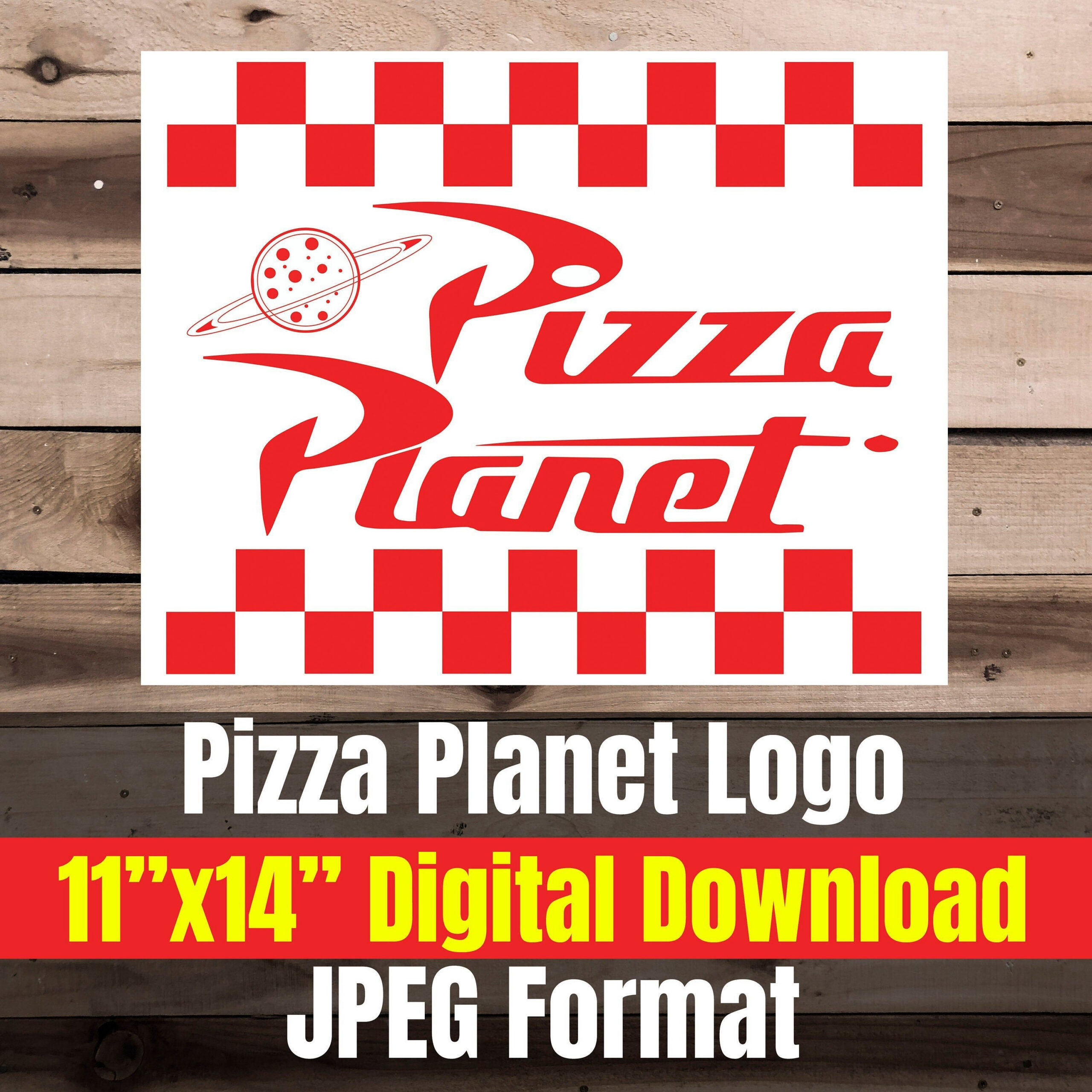 Pizza Planet Logo Printable - Printable Party Favors