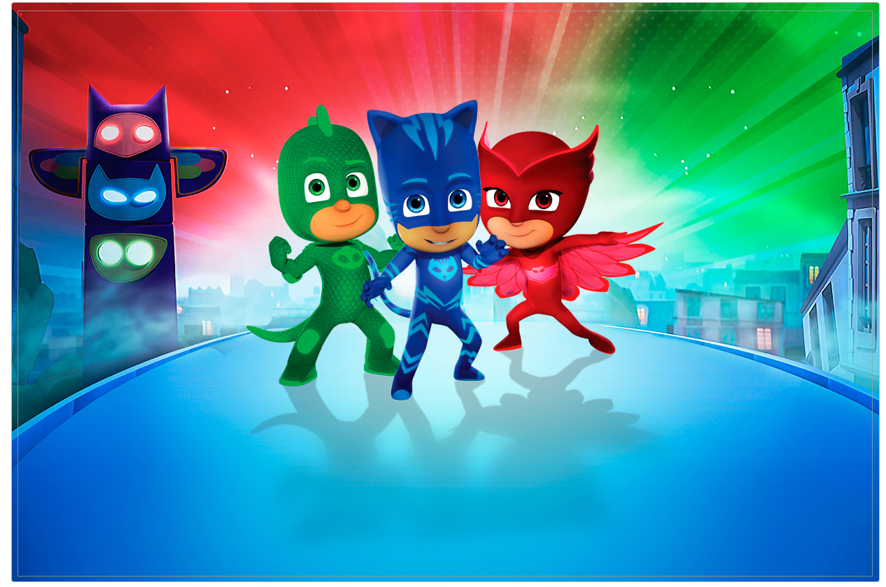 PJ Masks: Free Printable Invitations