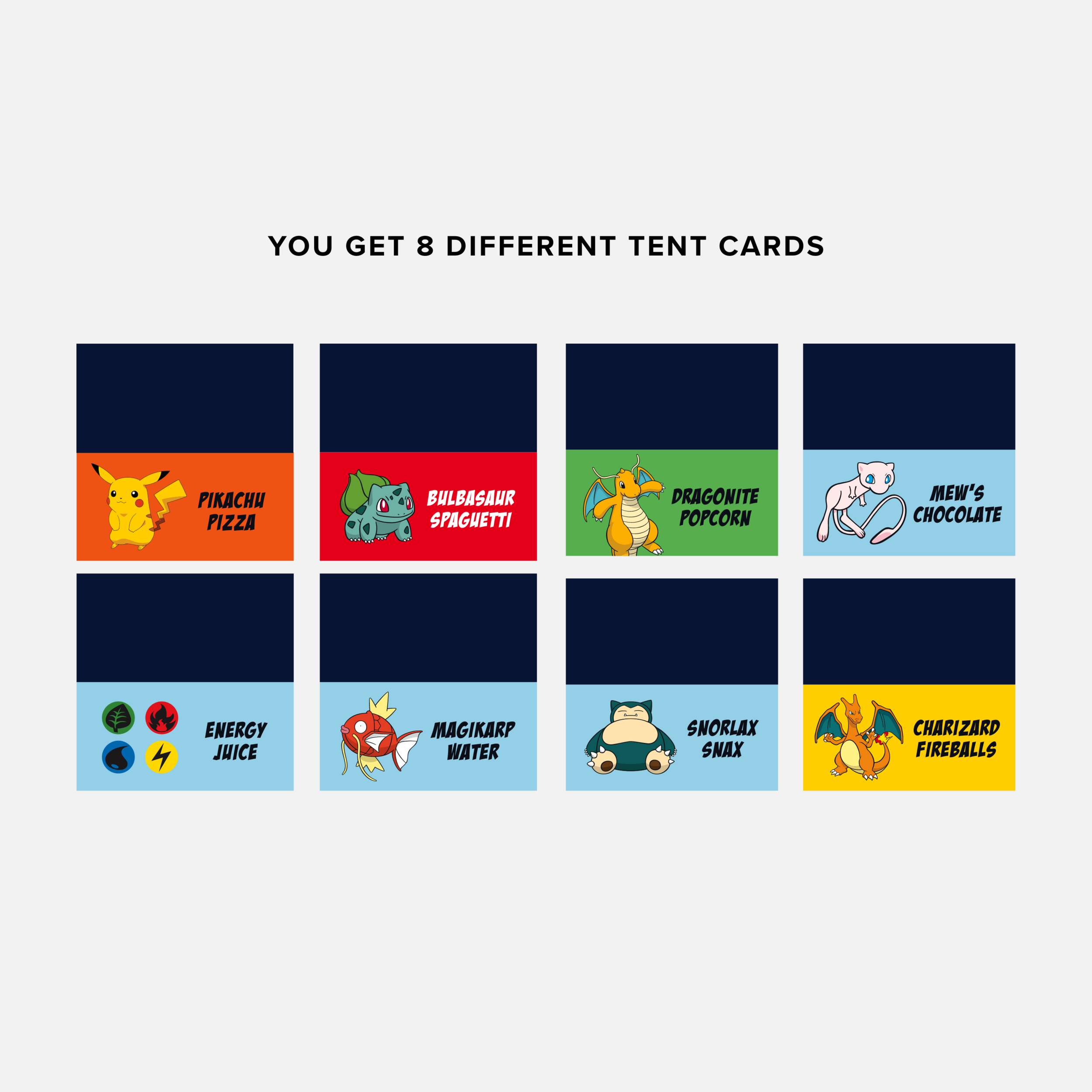 Pokemon Food Labels - Digital Download — Means of Lines