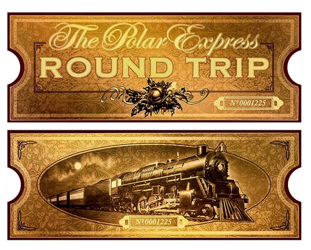 Polar Express Printable Ticket