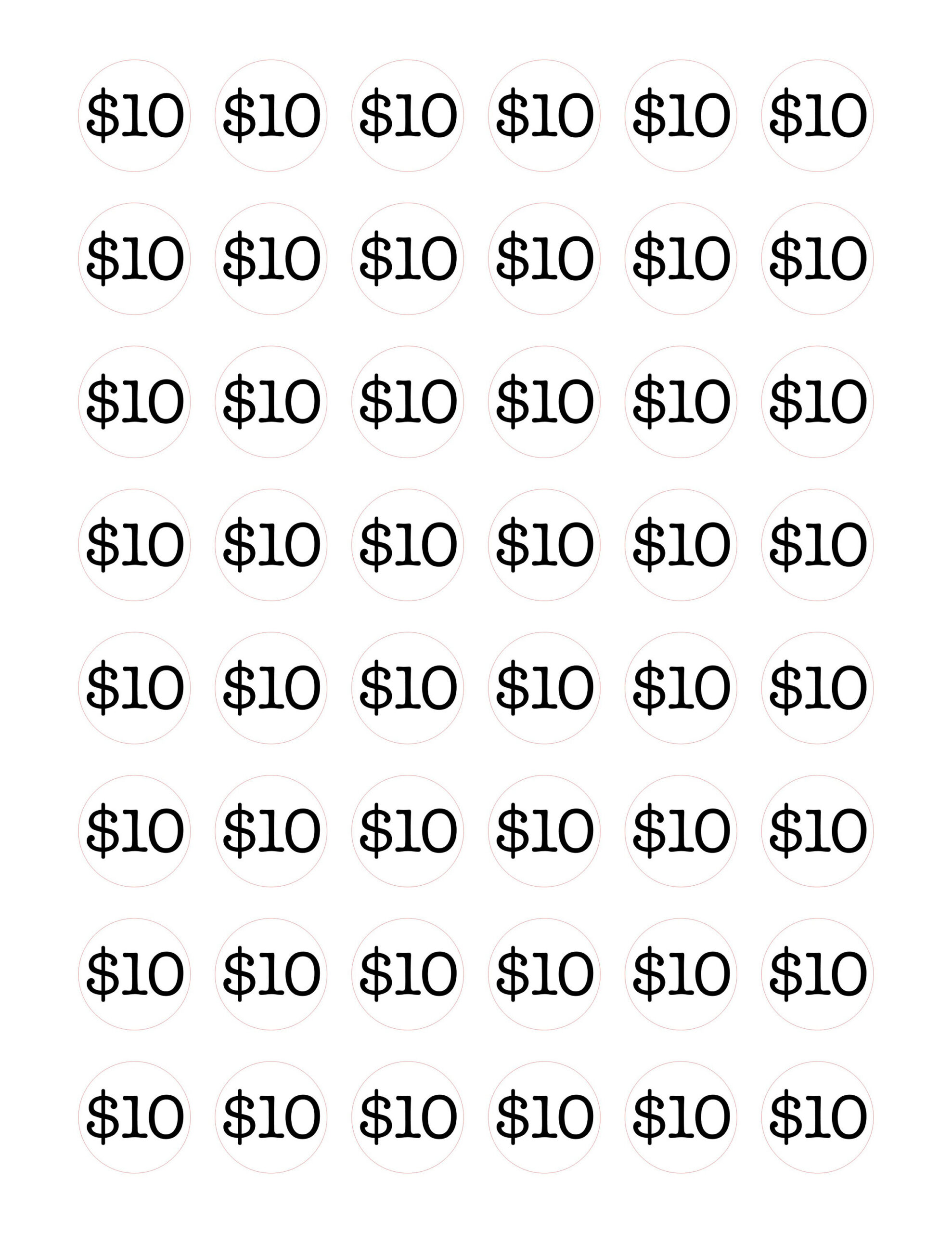 PreisAufkleber To Cut On Silhouette Cameo/Cricut Machine,