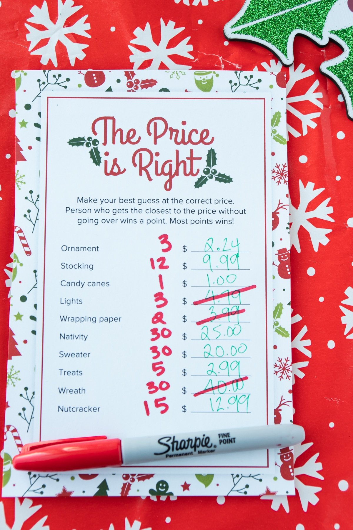 Price is Right Christmas Game (Free Printable) - Play Party Plan Price is Right Christmas Game (Free Printable) - Play Party Plan