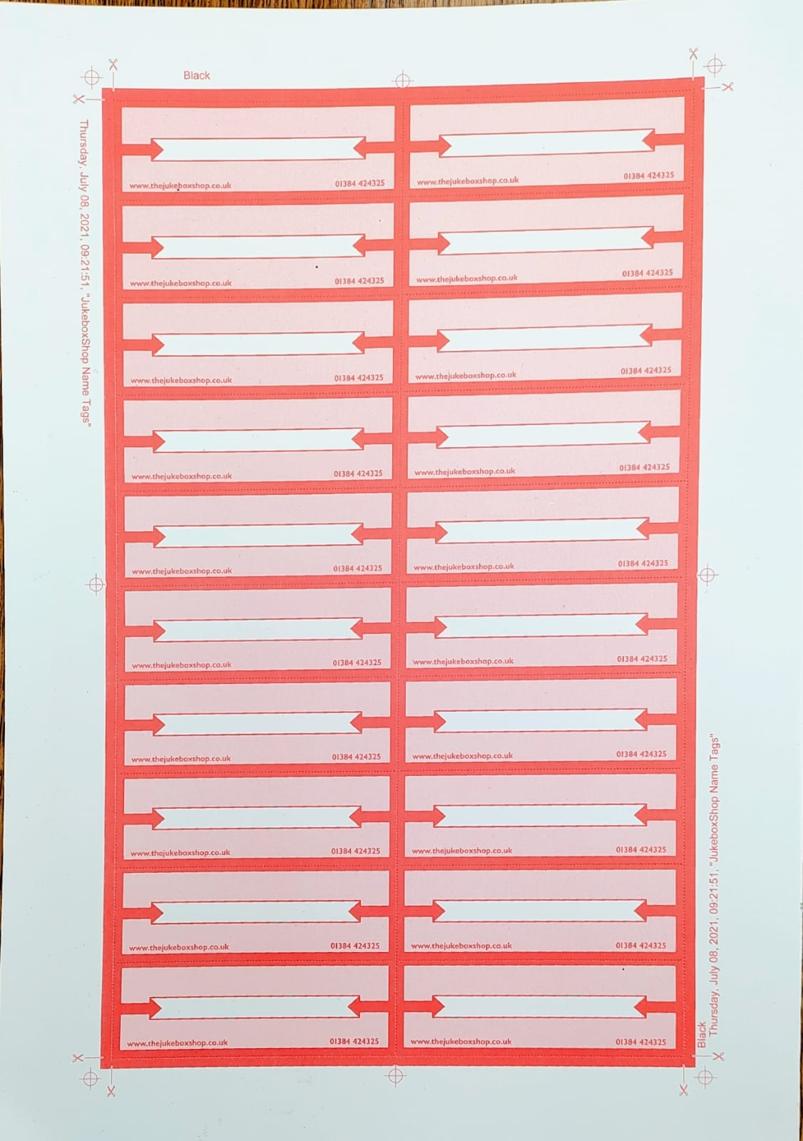 Print your own title cards for free – Jukeboxshop