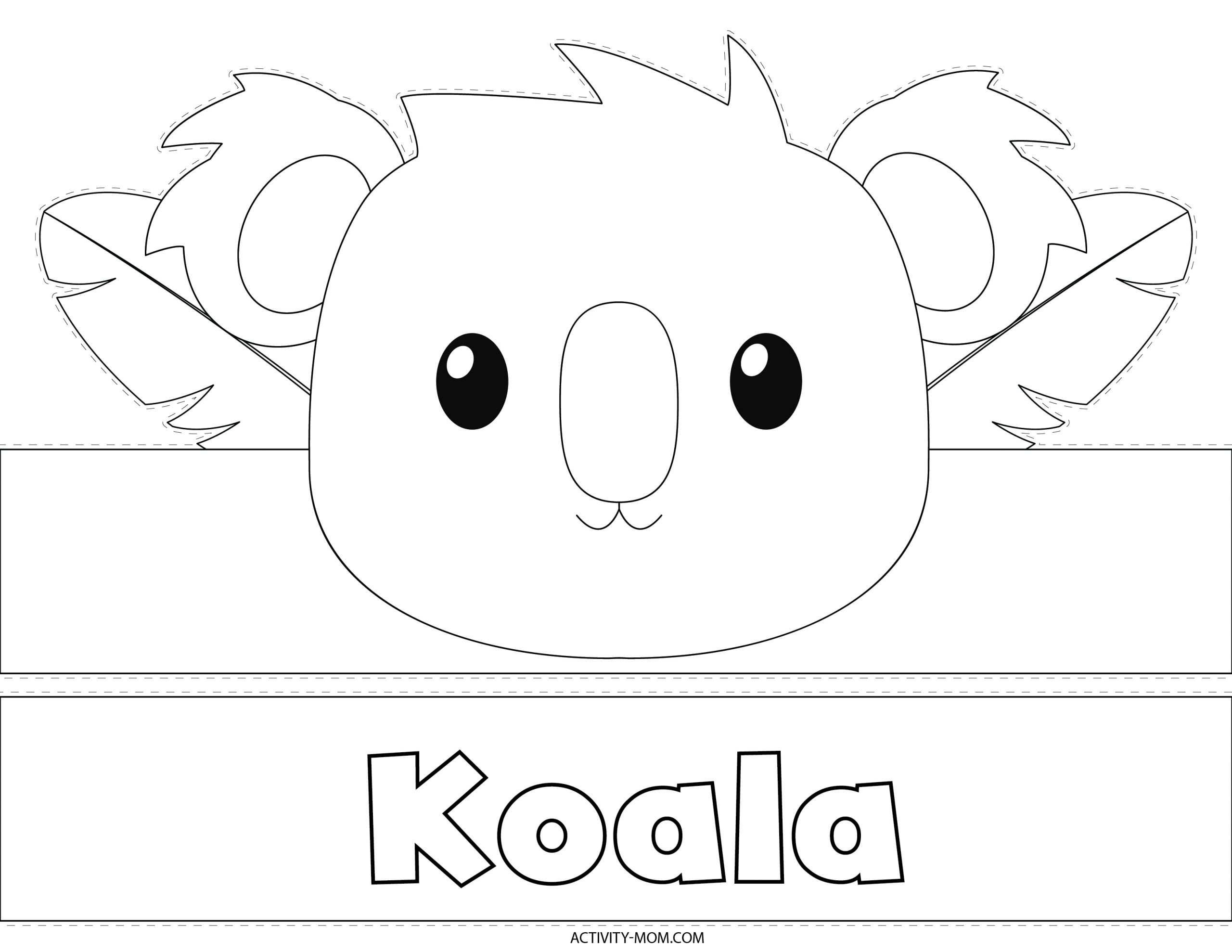 Printable Animal Crowns for Kids (free) - The Activity Mom