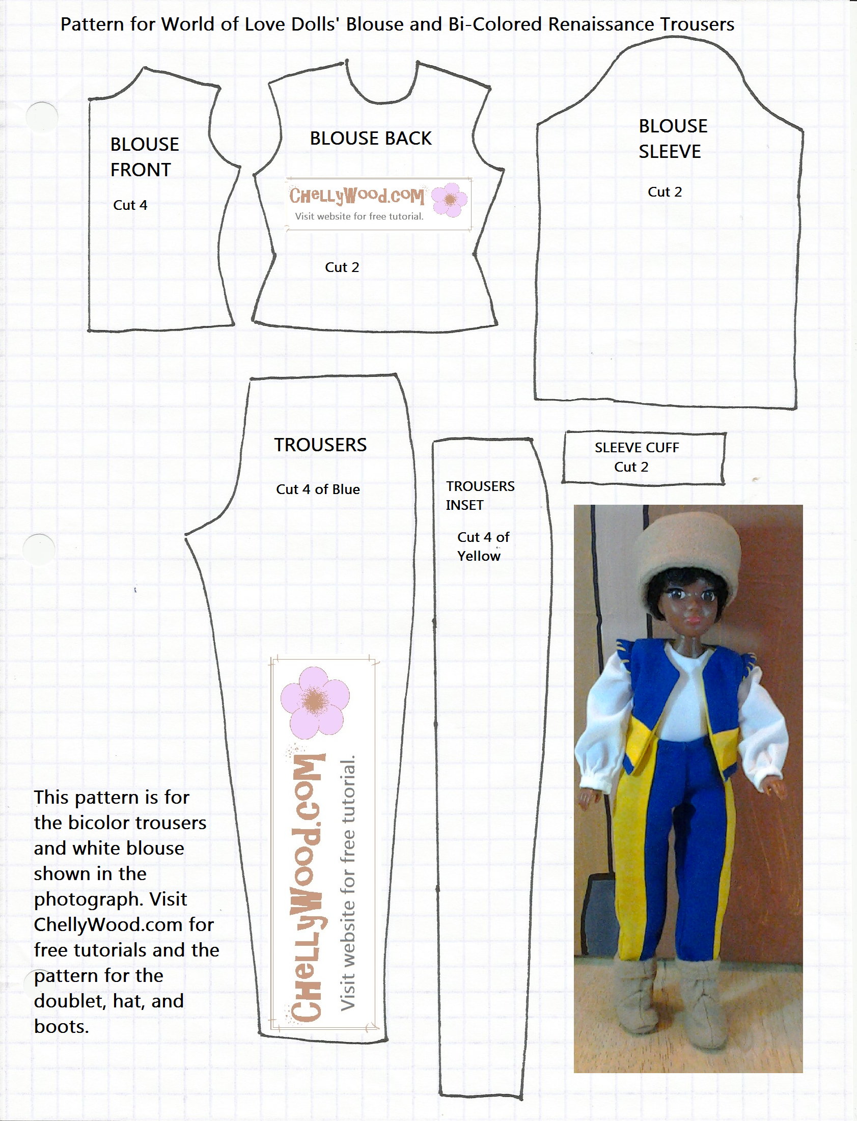 Printable Barbie How To Make Barbie Doll Clothes With Sewing Printable Barbie How To Make Barbie Doll Clothes With Sewing