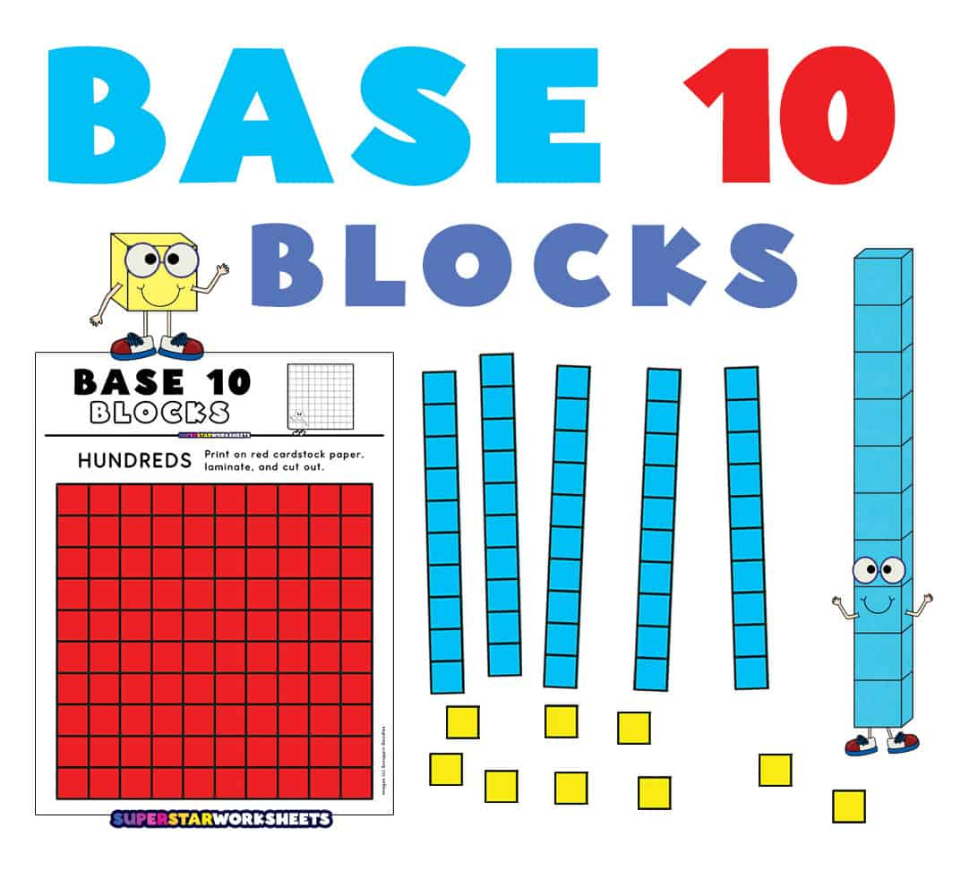 Printable Base  Blocks - Superstar Worksheets