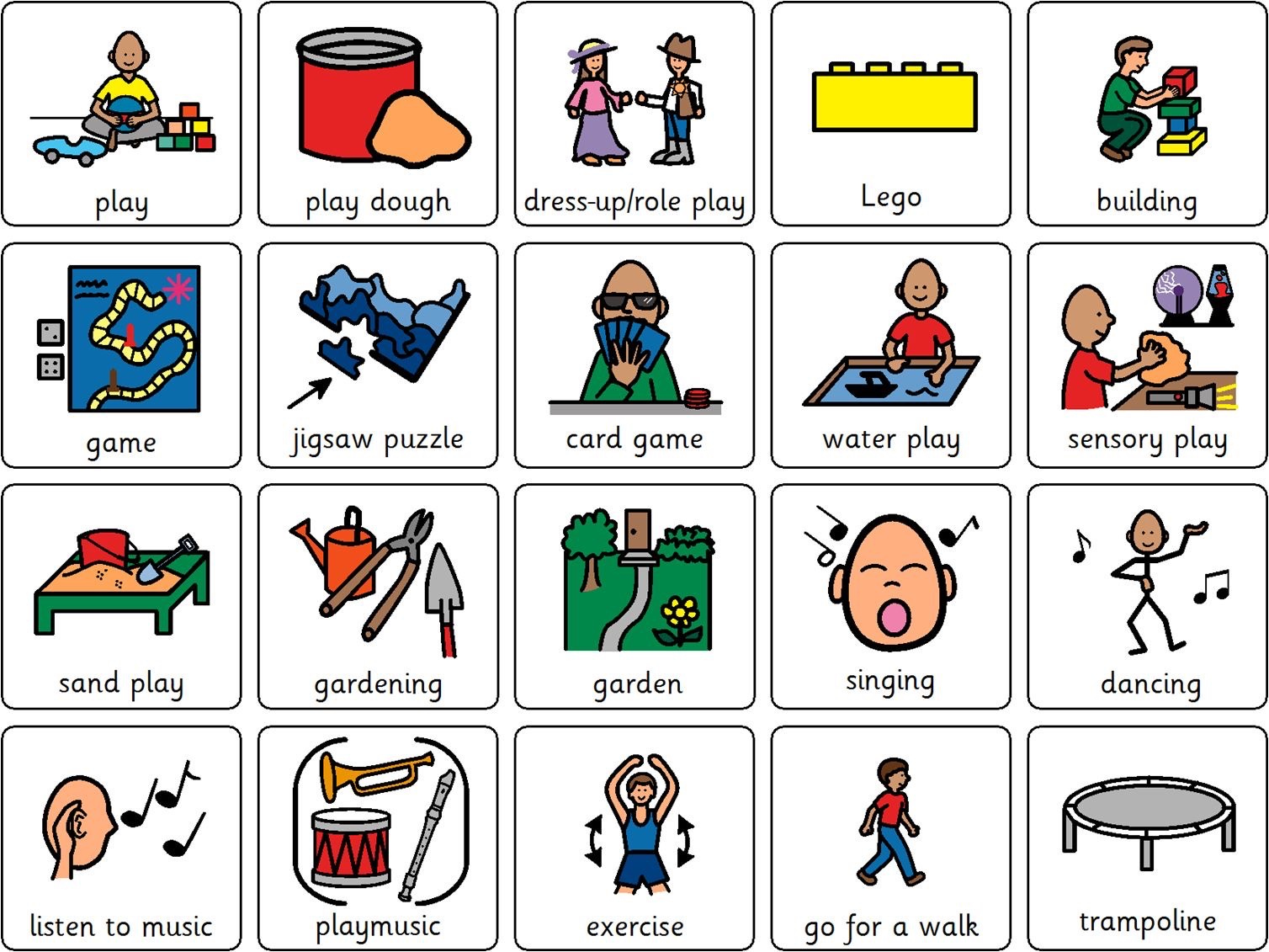 Printable calm down cards free boardmaker symbols to print