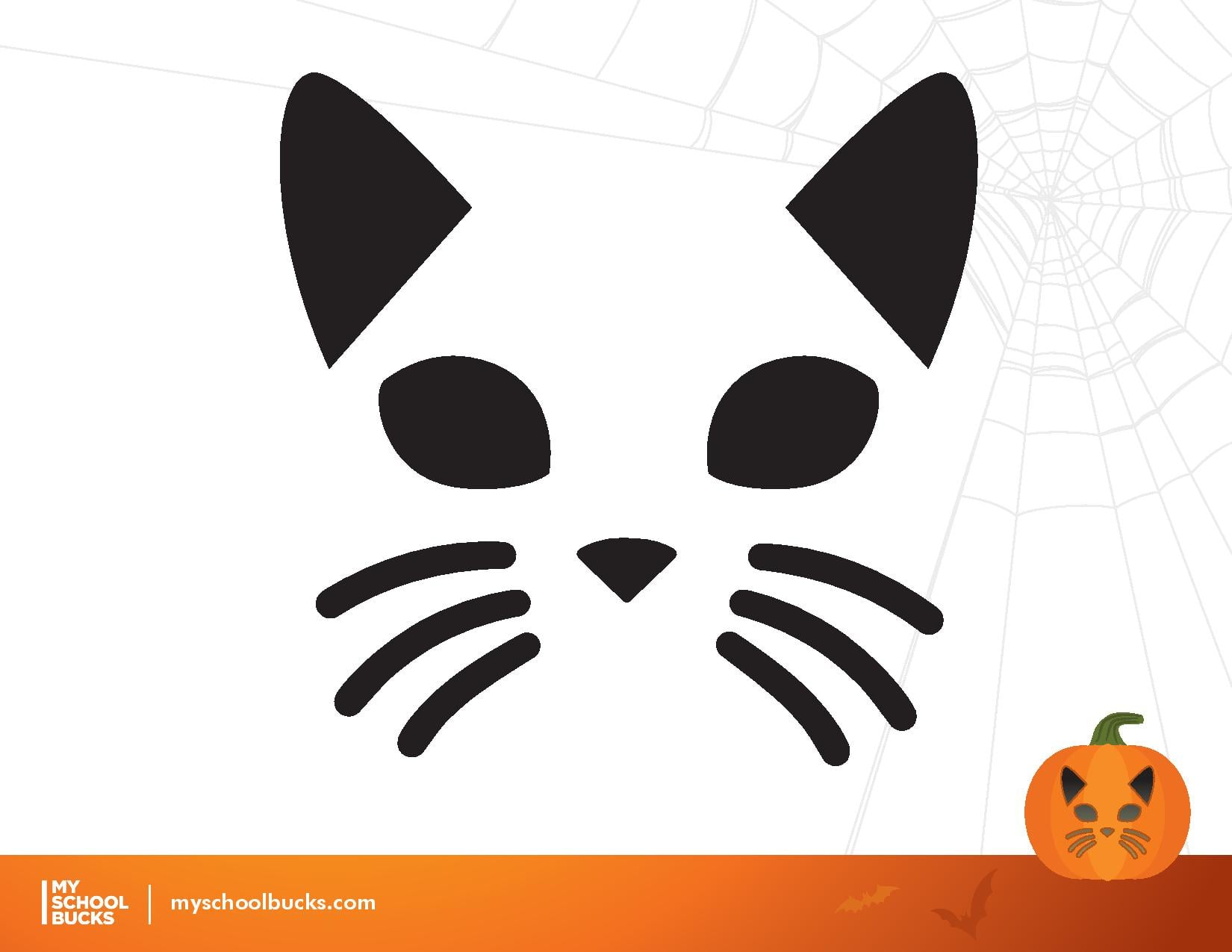 Printable Cat Pumpkin Cat Template Pumpkin Pumpkin Cat Stencils