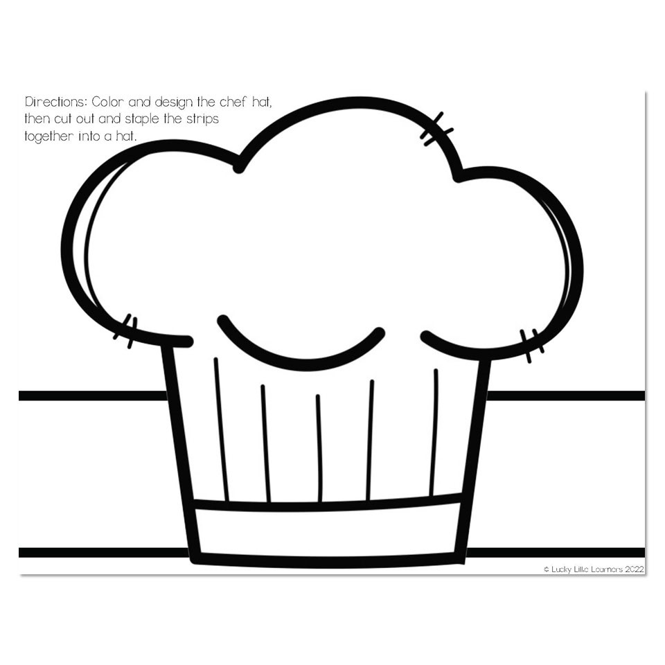 Printable Chef Hat Craft Printable Chef Easy Chef Hat Craft Chef