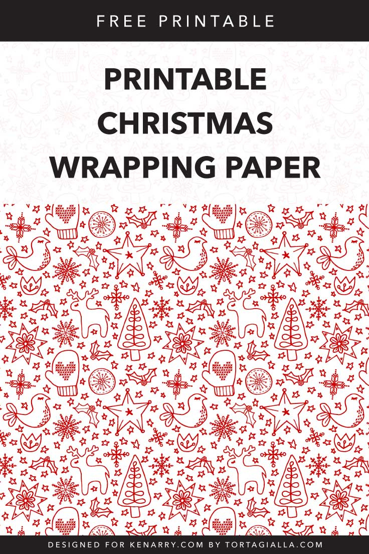 Printable Christmas Wrapping Paper : Free Download - Ideas for the