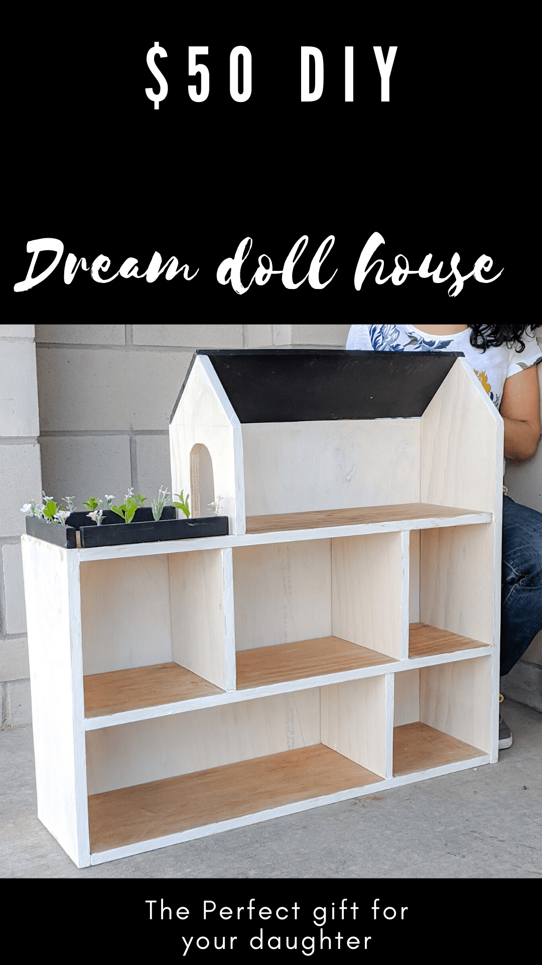 Printable DIY Modern Doll House Plans - Hana