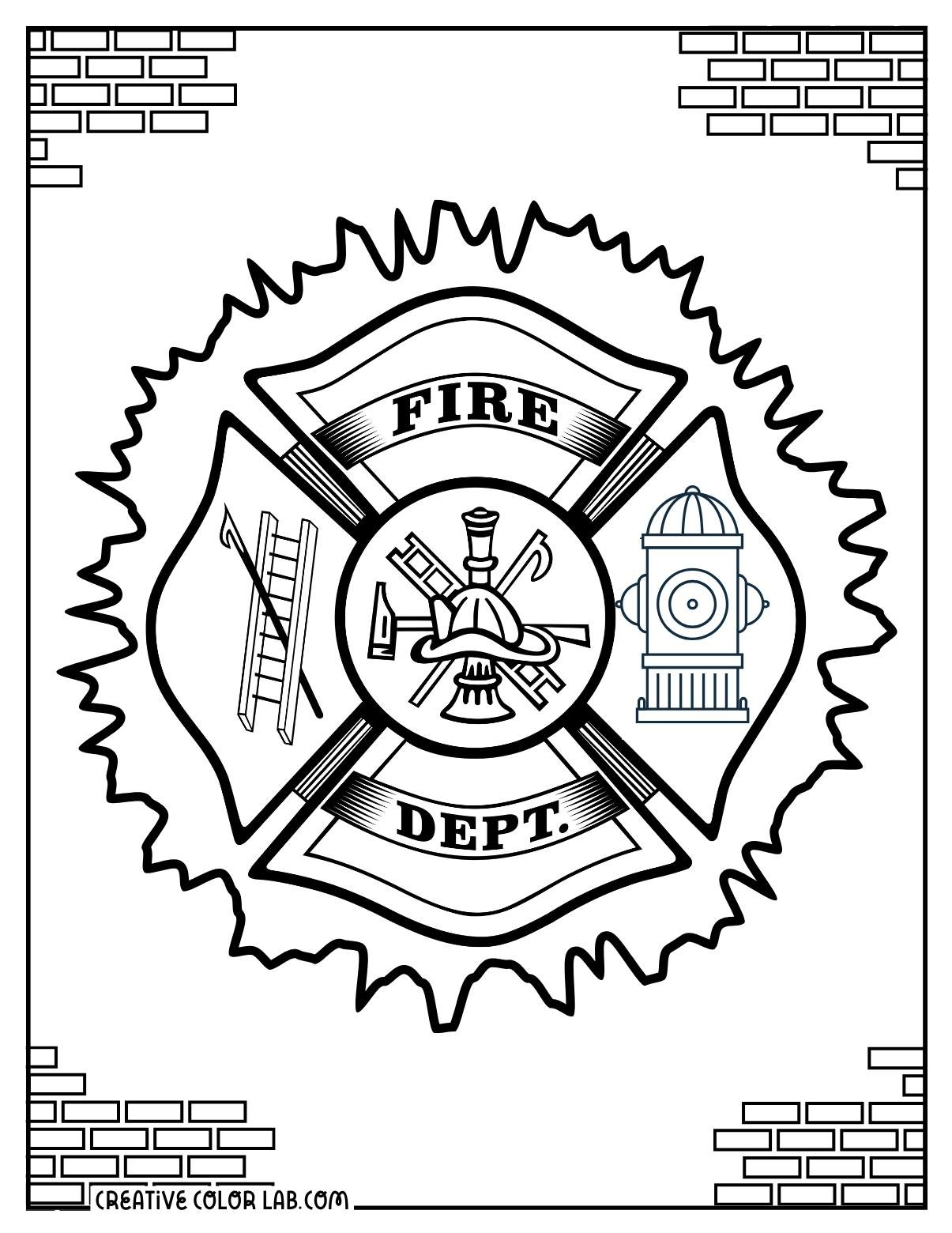 Printable, Free Firefighter Coloring Pages Printable, Free Firefighter Coloring Pages