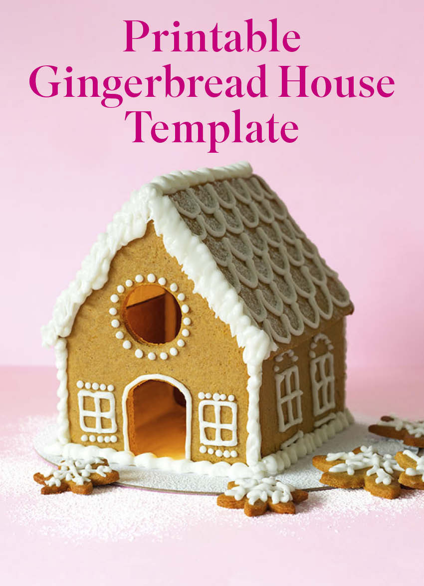 PRINTABLE GINGERBREAD HOUSE TEMPLATE » Dish Magazine PRINTABLE GINGERBREAD HOUSE TEMPLATE » Dish Magazine