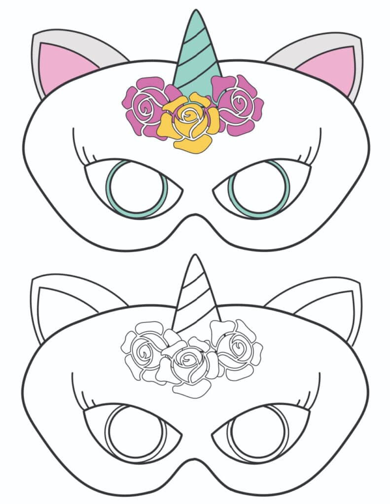 Printable Halloween Masks for Kids