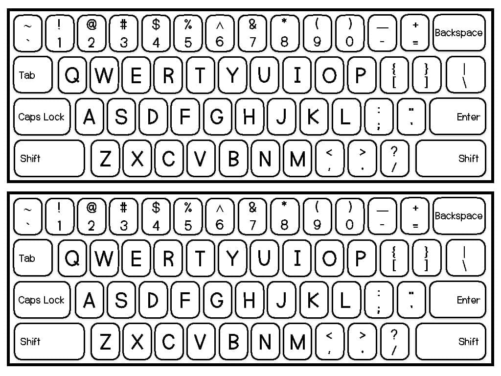 Printable Keyboard by That Extra Life TPT Printable Keyboard by That Extra Life TPT