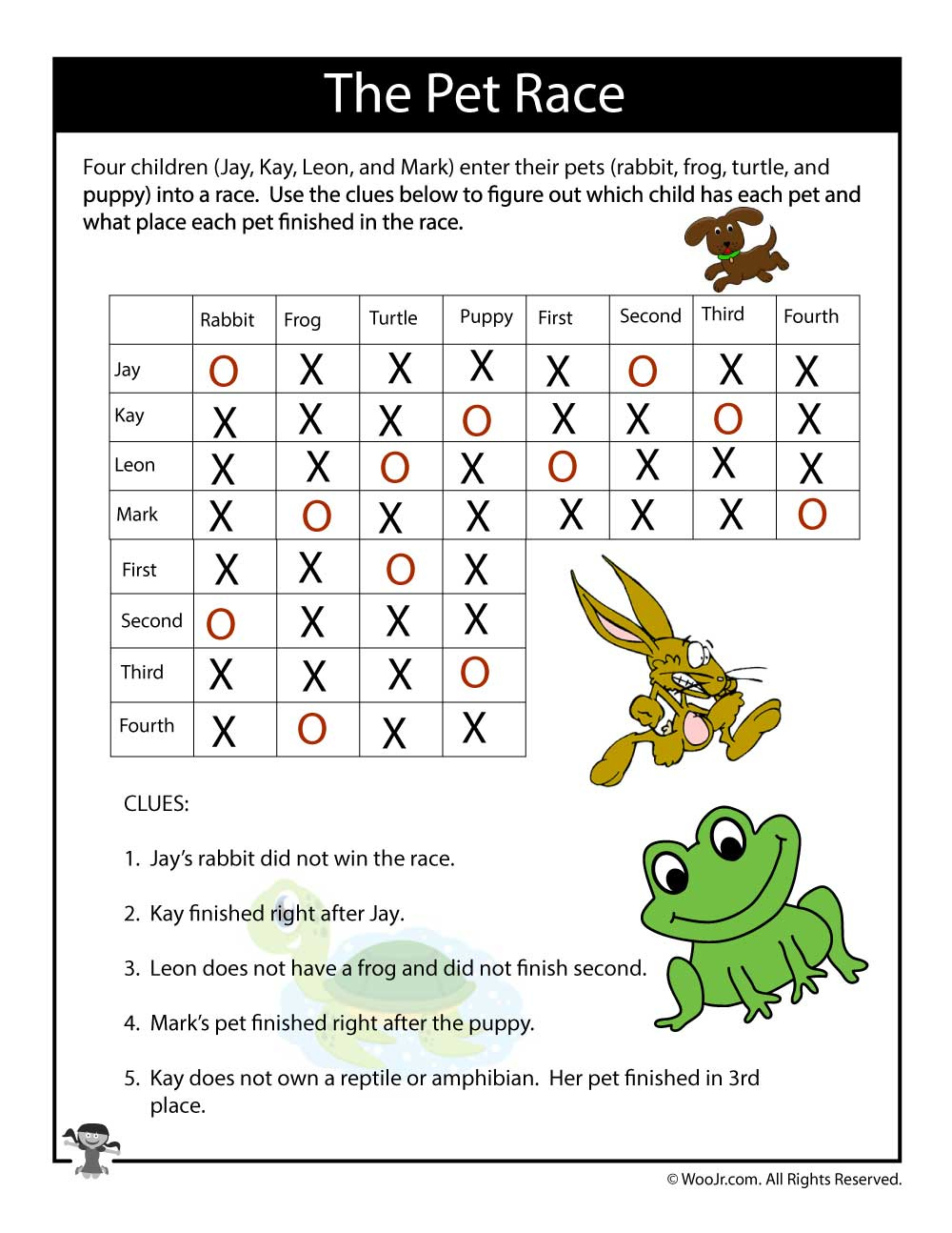 Printable Logic Puzzles for Kids  Woo! Jr