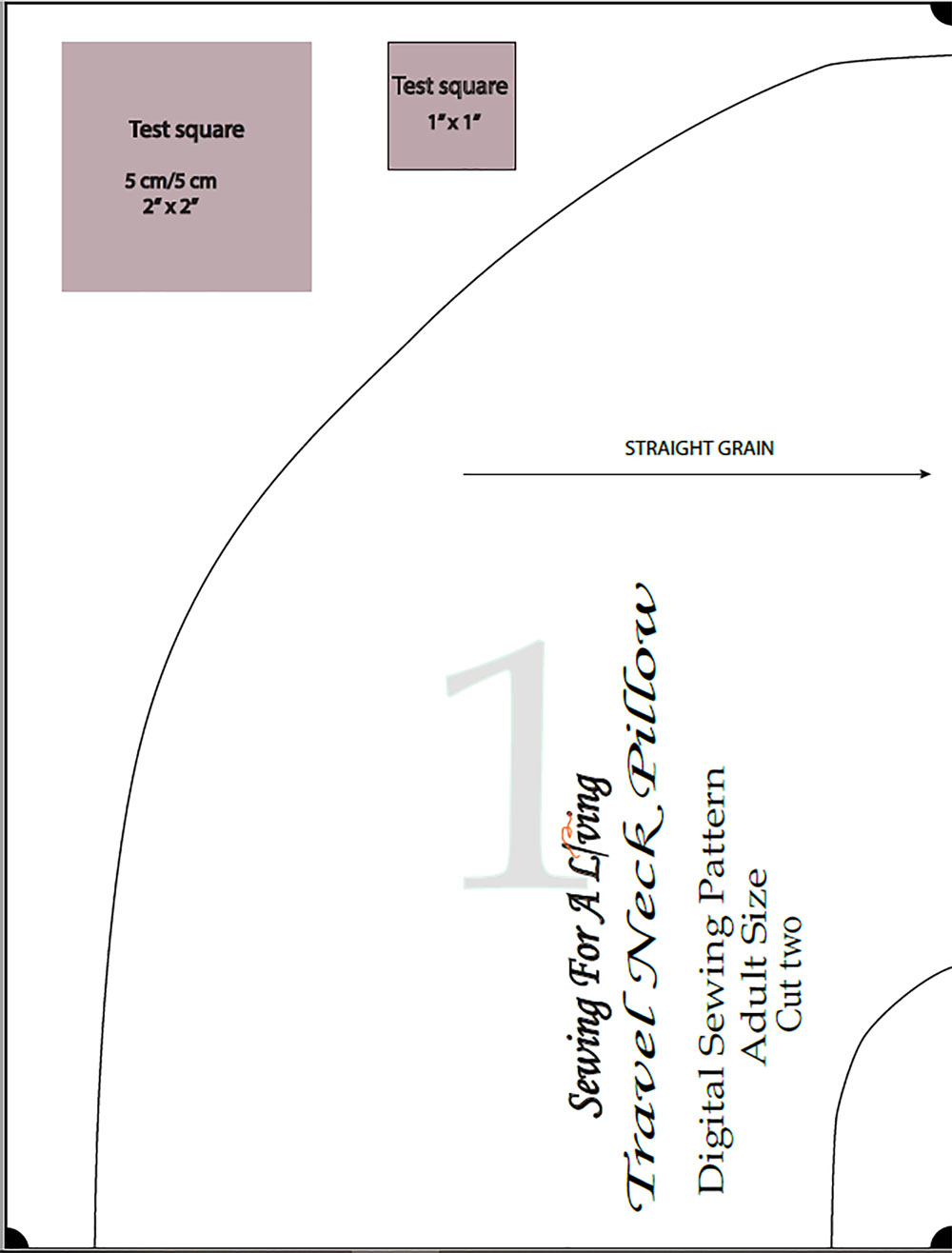 Printable Neck Pillow Designs Free Pattern Diy Neck Pillow Cover