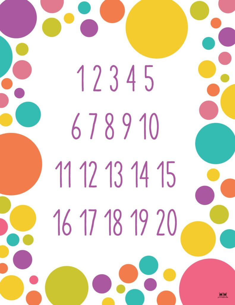 Printable Numbers -  FREE Printables  Printabulls