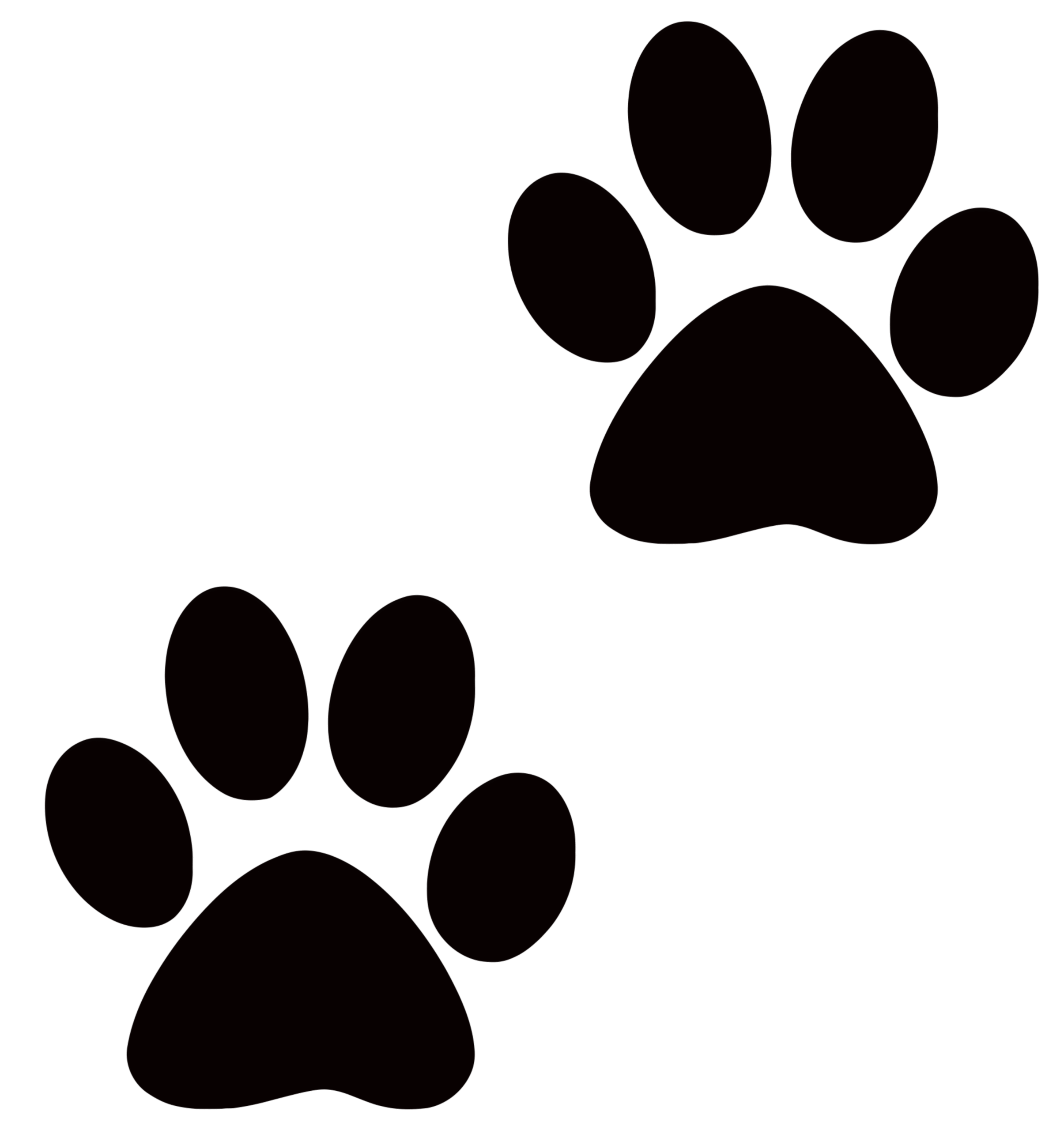 Printable Paw Prints - Printable Party Favors