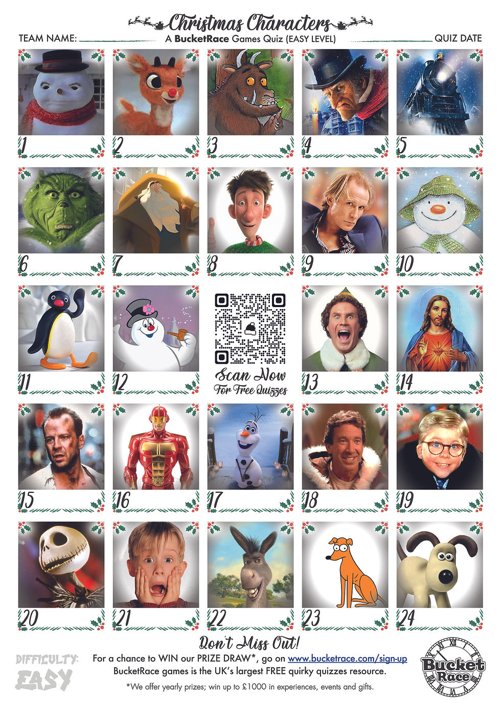 Printable Picture Quiz