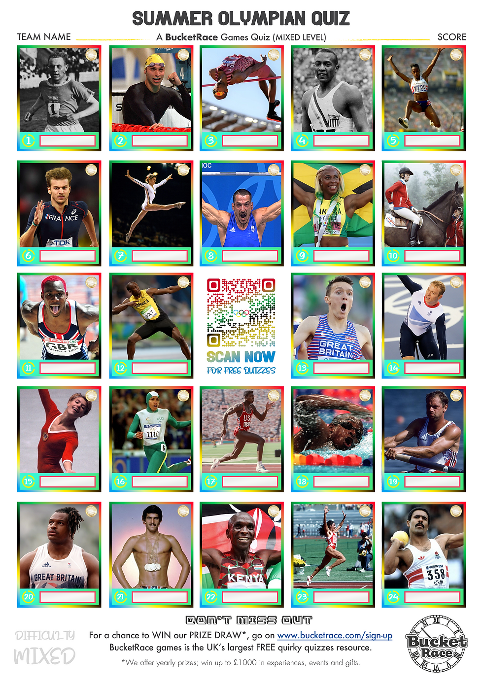 Printable Picture Quiz