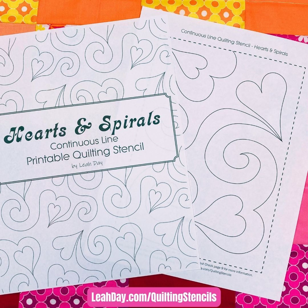 Printable Quilting Stencils - Paper Quilt Stencil – LeahDay