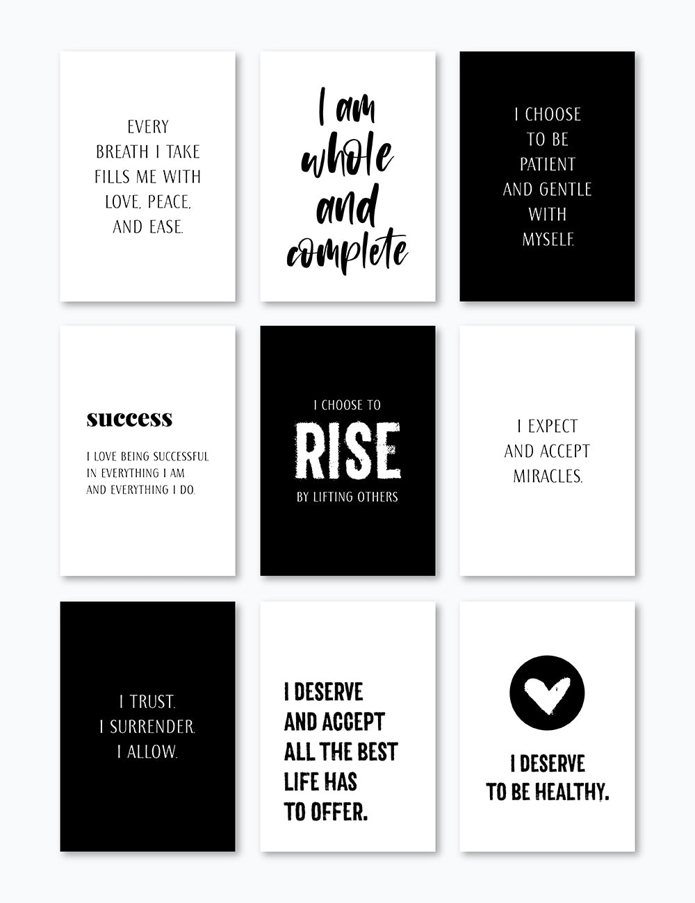 Printable Quotes & Affirmation Cards