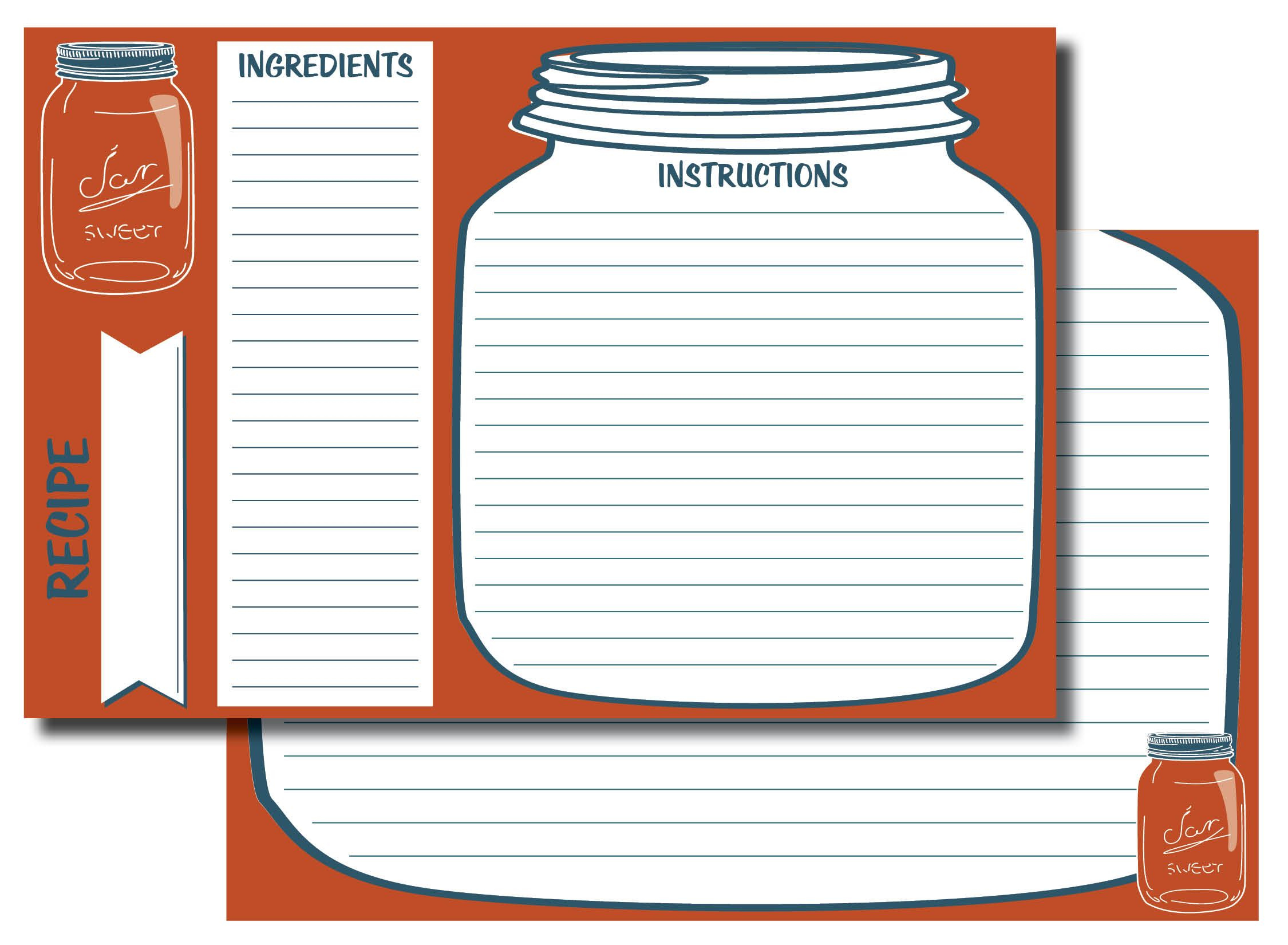 Printable Recipe Cards ideas  printable recipe cards, recipe