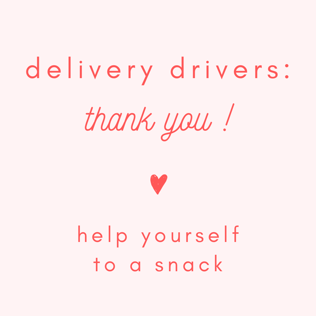 Printable Sign for Delivery Drivers - Plum Street Collective Printable Sign for Delivery Drivers - Plum Street Collective