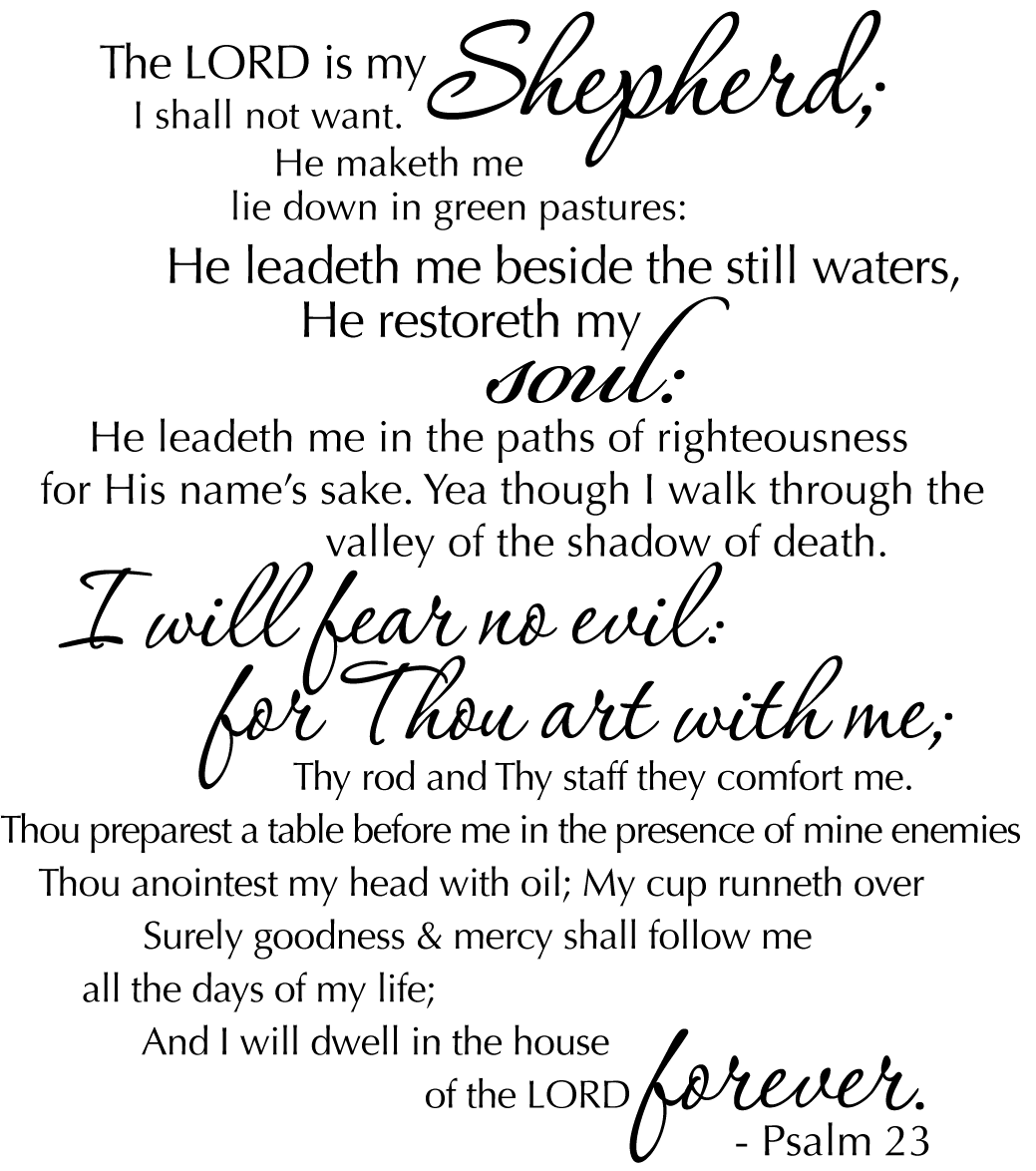 Psalm Printable Free - Printable Party Favors Psalm Printable Free - Printable Party Favors