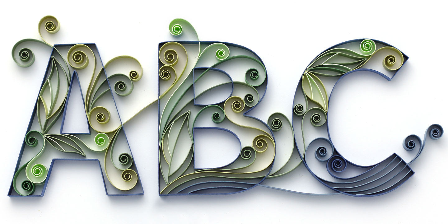 Quilling Uppercase Letters – PaperZen