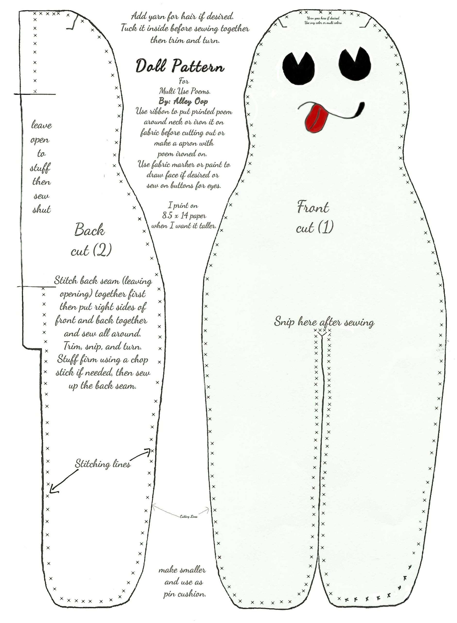 Rag Doll Template Free Dammit Doll Pattern Dammit Doll Diy Pattern Rag Doll Template Free Dammit Doll Pattern Dammit Doll Diy Pattern