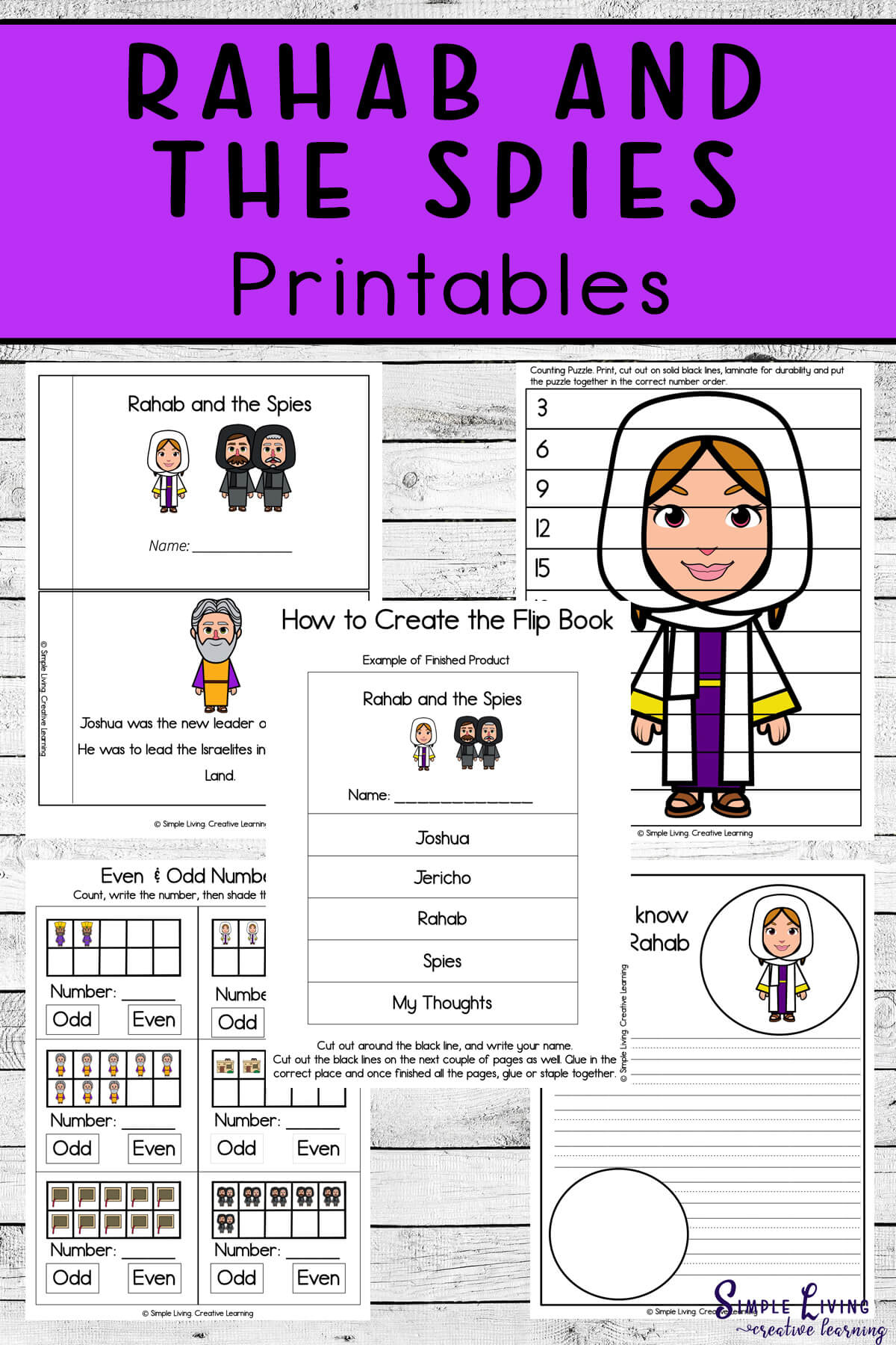 Rahab and the Spies Printables - Simple Living Rahab and the Spies Printables - Simple Living