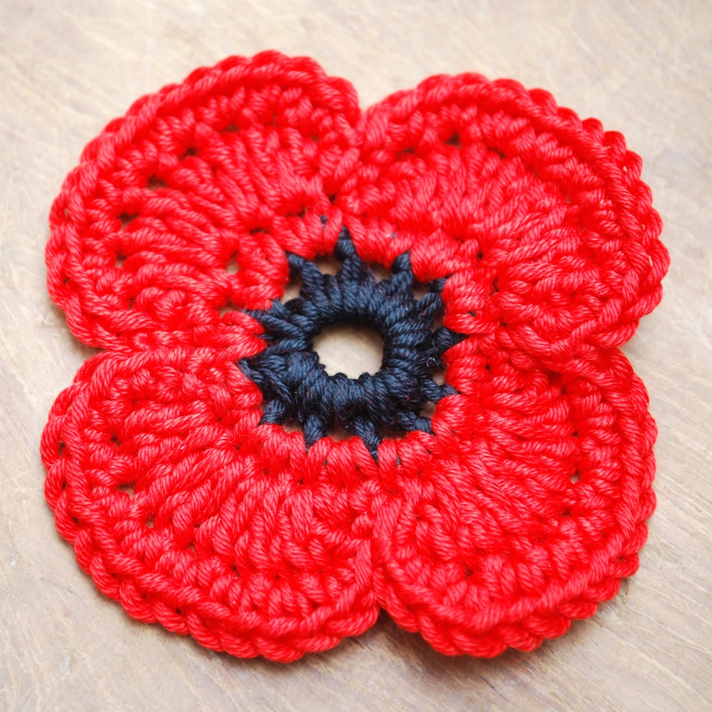 Remembrance Poppy Crochet Project  EMMA LEITH