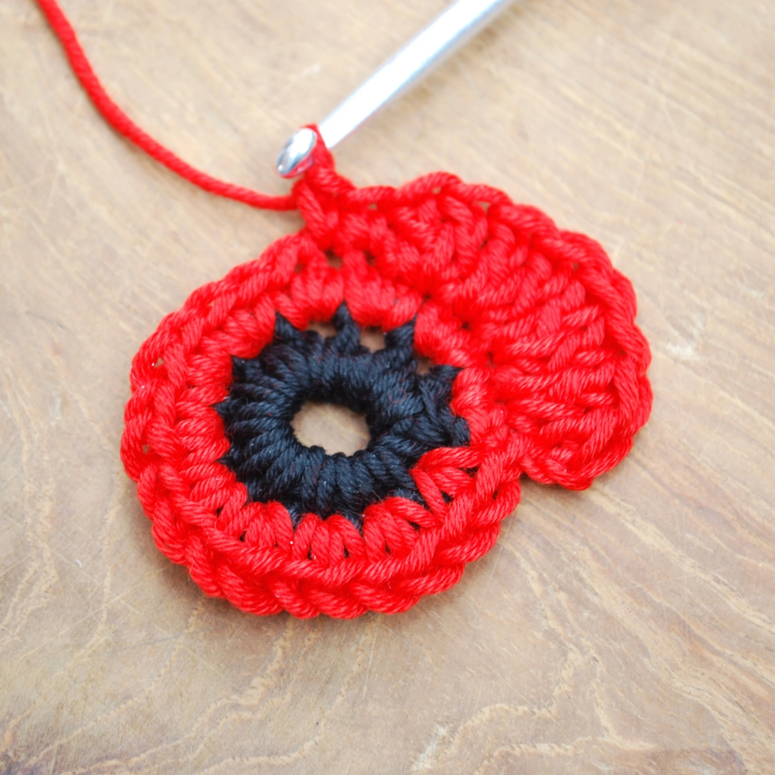 Remembrance Poppy Crochet Project  EMMA LEITH