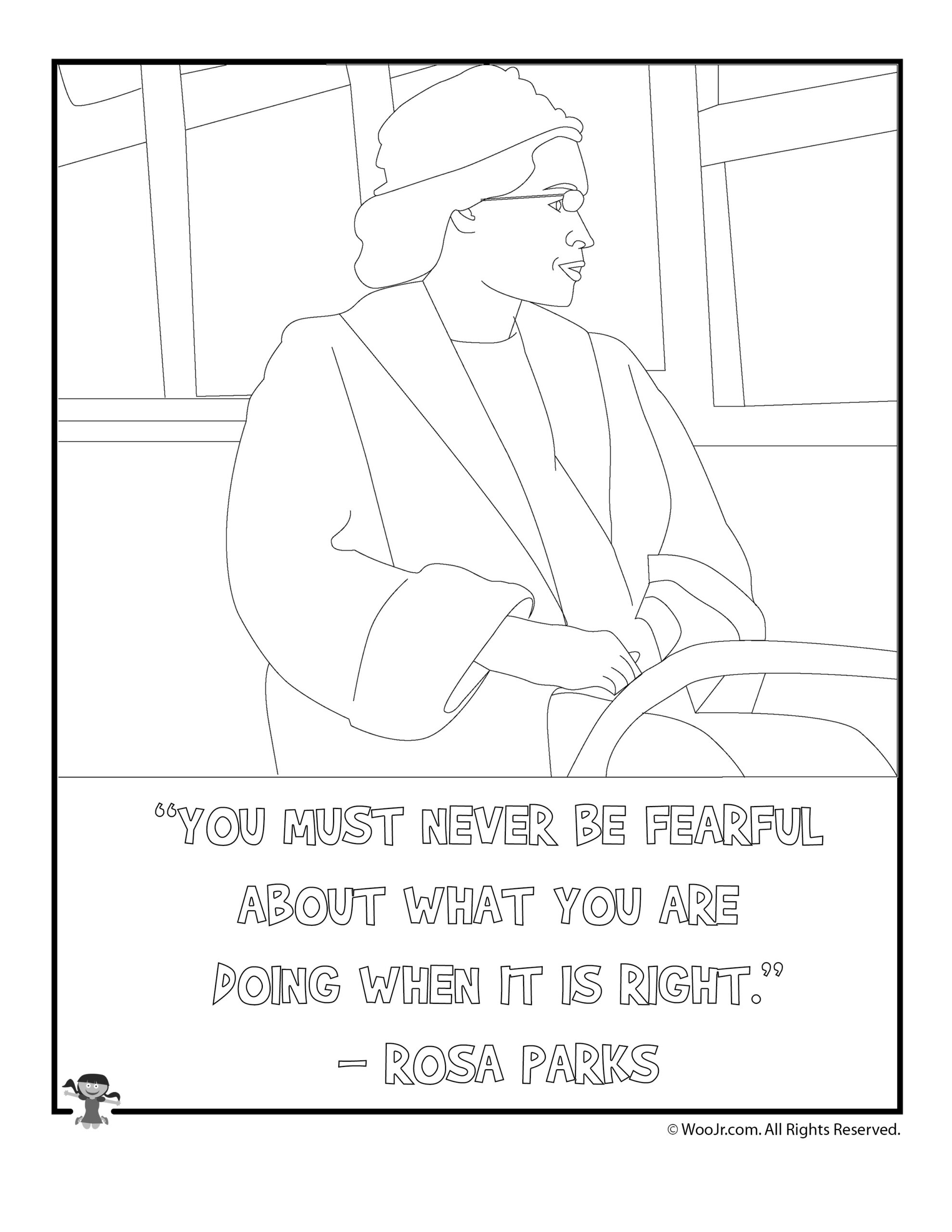 Rosa Parks Day Printables  Woo! Jr