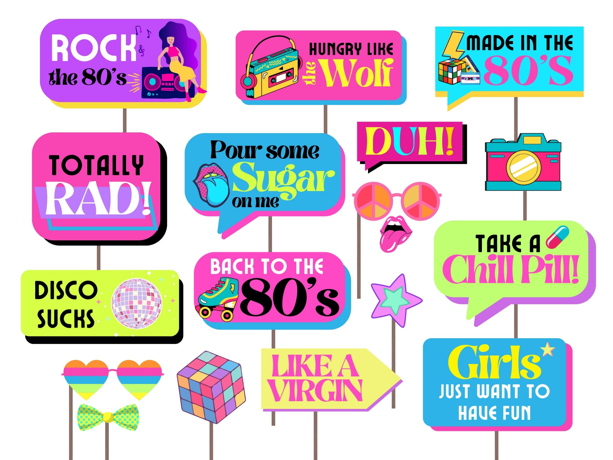 s Party Photo Booth Props, s Photo Booth Props, s Party s Party Photo Booth Props, s Photo Booth Props, s Party