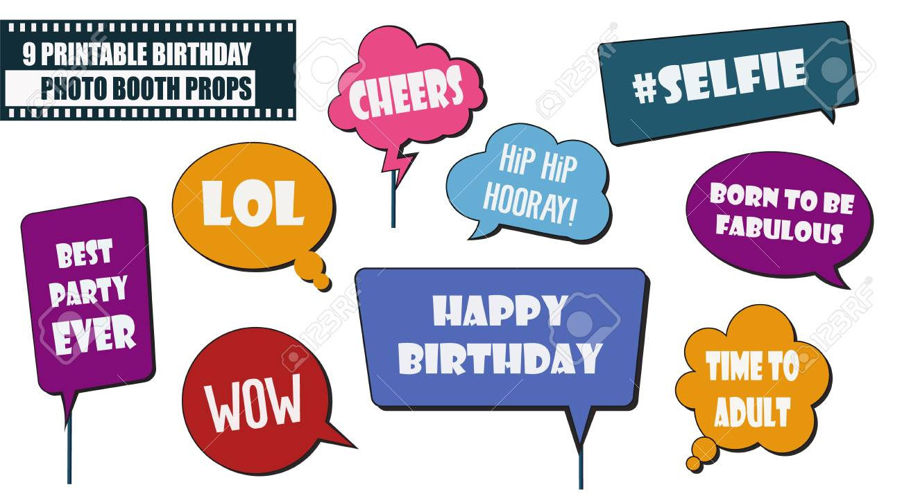 Sale printable photo booth props birthday Hotsell Photo Booth