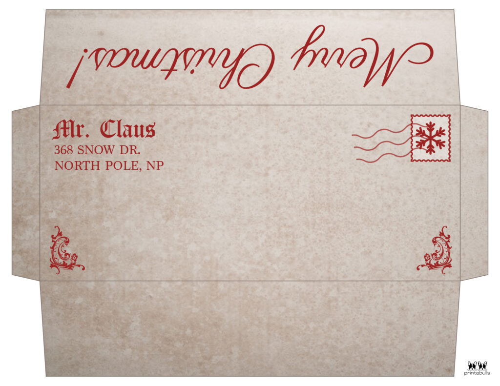 Santa Envelopes - Free Printables Printabulls Santa Envelopes - Free Printables Printabulls