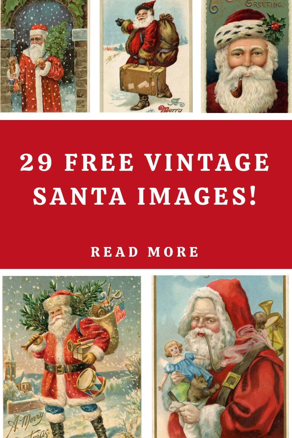 Santa Pictures with Red Coats: (Christmas)! - The Graphics Fairy