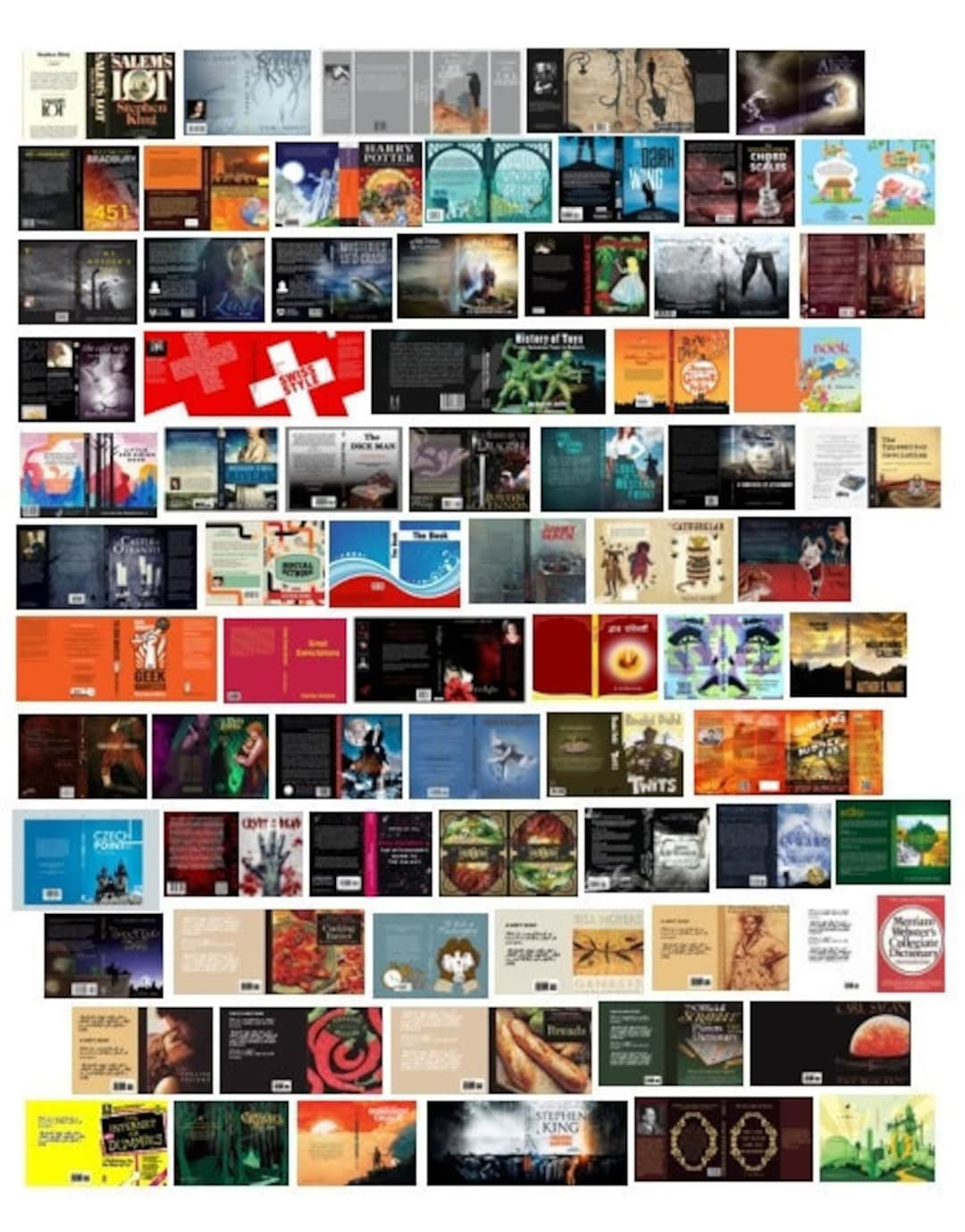 : SCALE - Printable Miniature Book Cover # -  Cover in PDF