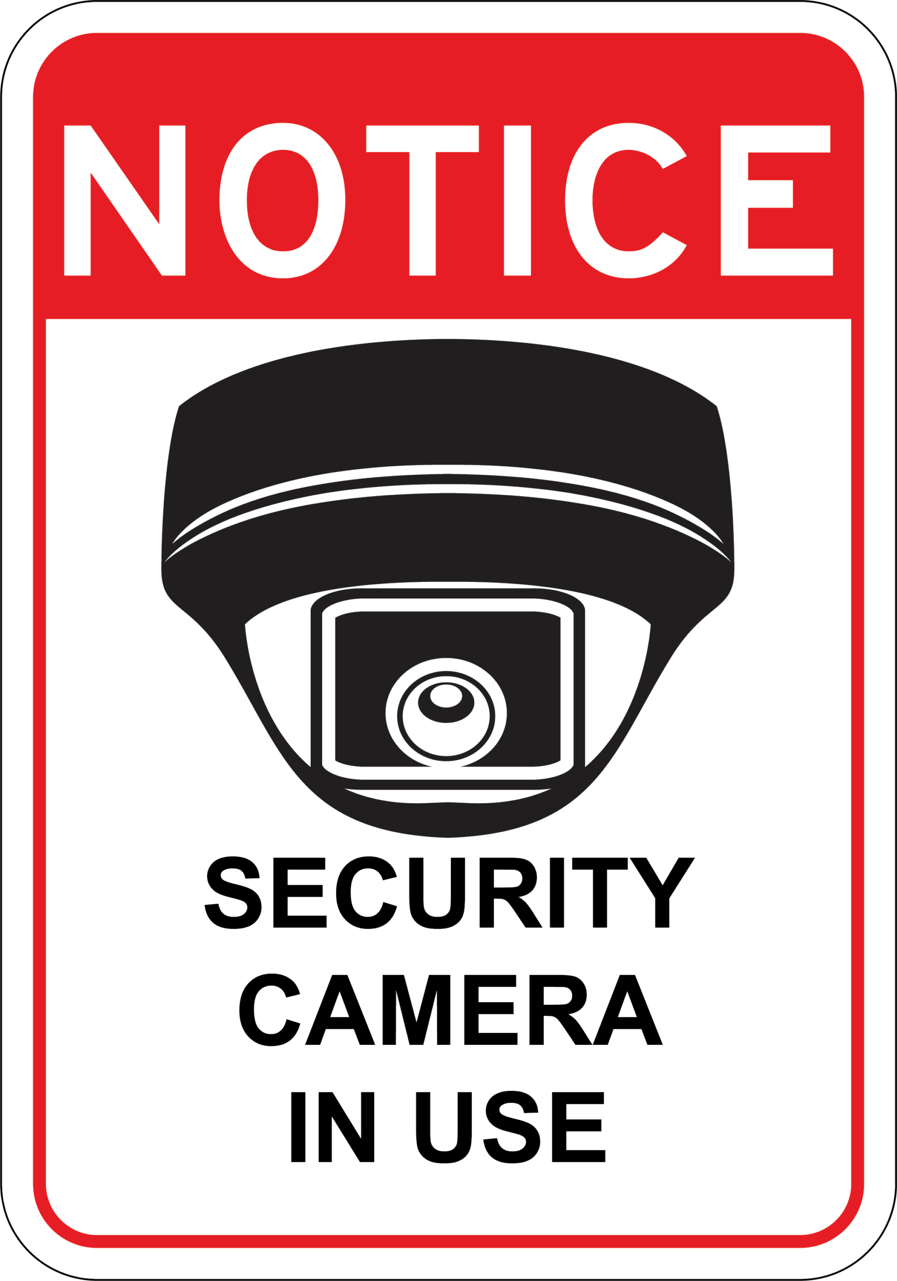 Security Signs & Decals Smile Your On Camera  X