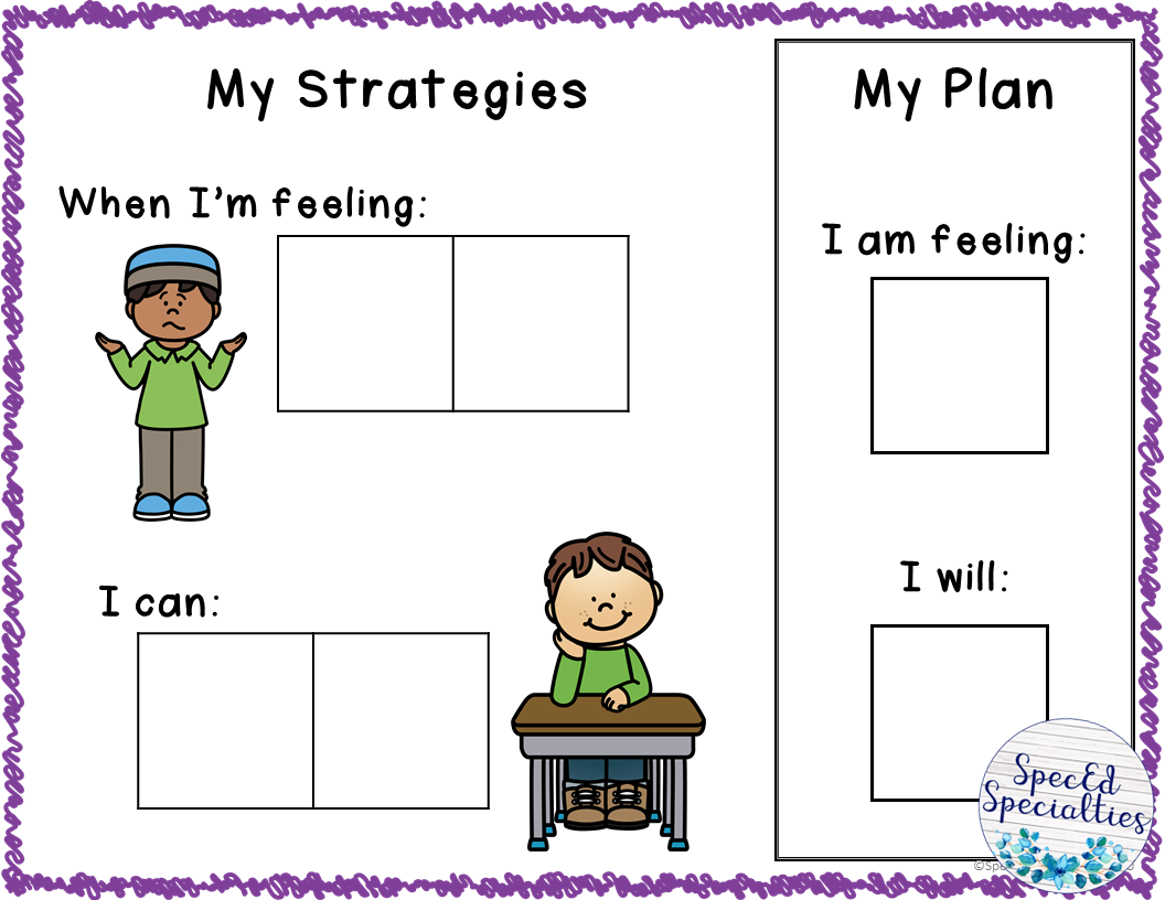 Self-Regulation Calming Choice Board FREEBIE  Made By Teachers