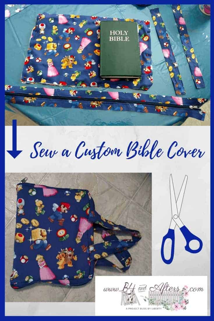Sew a Custom Bible Cover with Handles and a Zipper – B and Afters